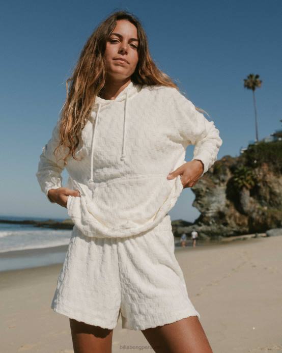 mujer cristal de sal Billabong sudadera con estampado de arenas de la costa 04LD1857