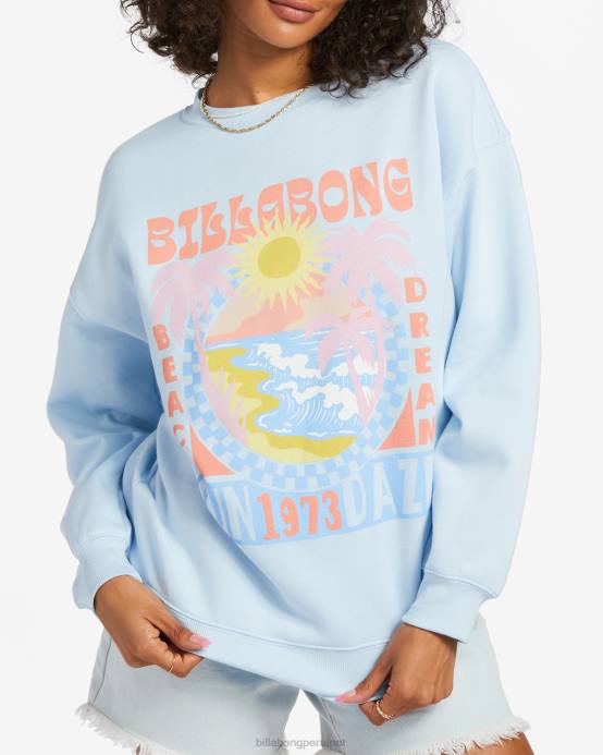 mujer gota de lluvia Billabong sudadera sueños de playa 04LD1887