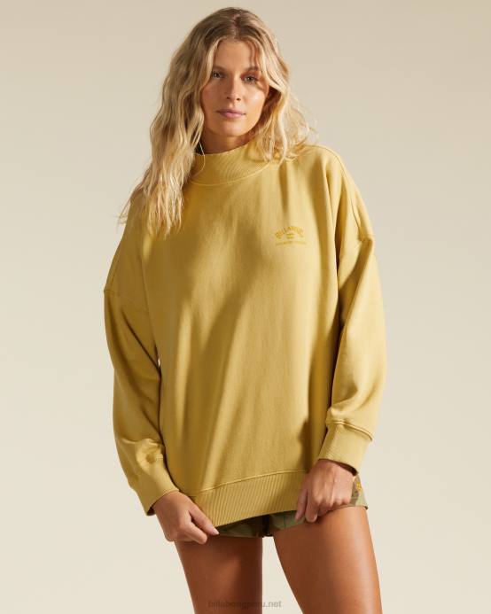 mujer salvia del desierto Billabong sudadera a/div canyon con cuello alzado 04LD2243