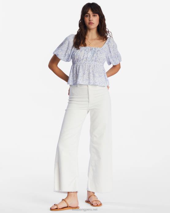 mujer buenas mareas Billabong deseas una camisa corta 04LD2142