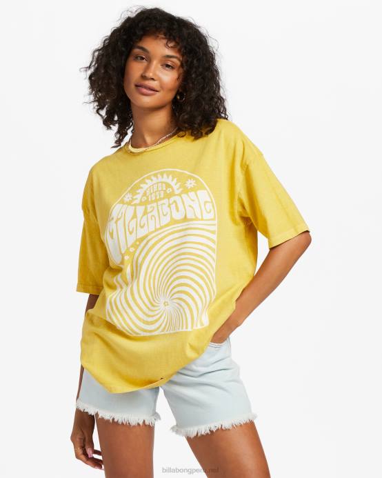 mujer abeja Billabong hola sol camiseta oversize 04LD1912