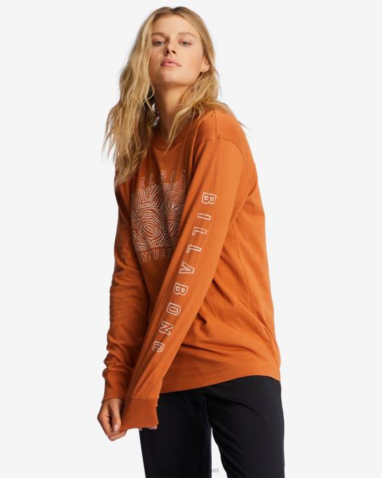 mujer adobe Billabong camiseta de manga larga 04LD2225