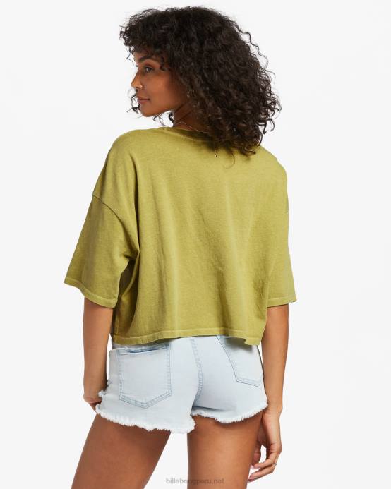 mujer algas marinas Billabong verdadera camiseta corta 04LD1886