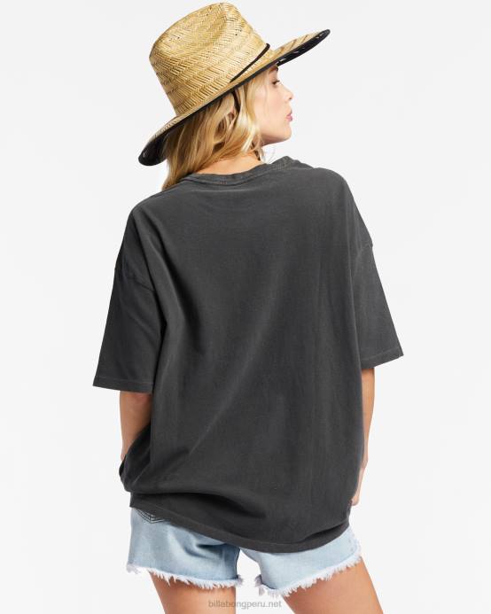 mujer apagado negro Billabong Camiseta Essentials True Boy 04LD1990