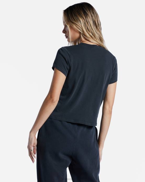 mujer apagado negro Billabong Camiseta de manga corta mejor que básica. 04LD2190