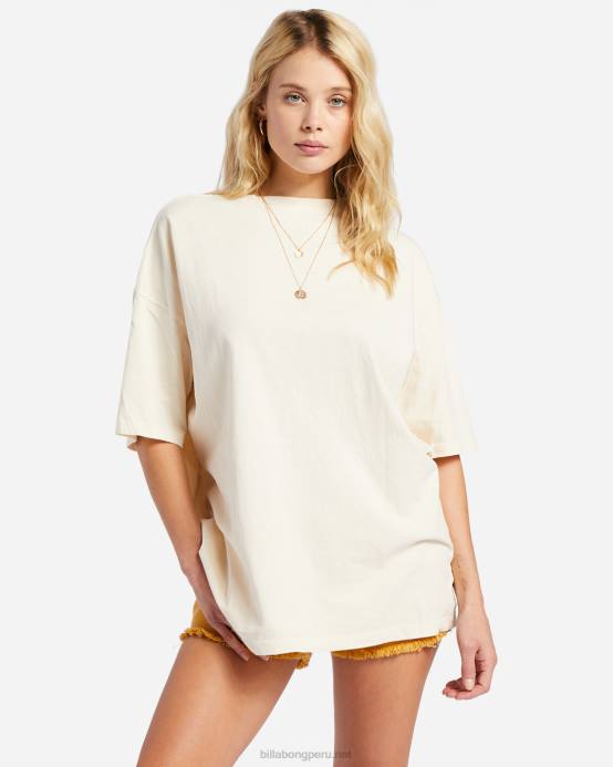 mujer blanco antiguo Billabong Camiseta Essentials True Boy 04LD1946
