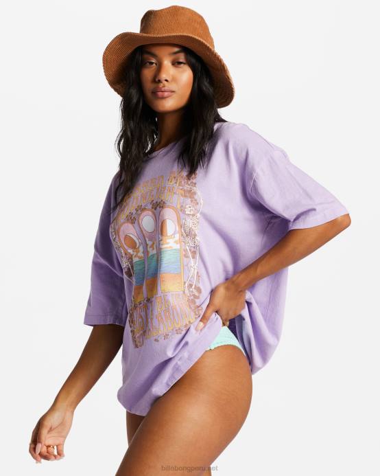 mujer brisa lila Billabong camiseta beso claro de luna 04LD2030