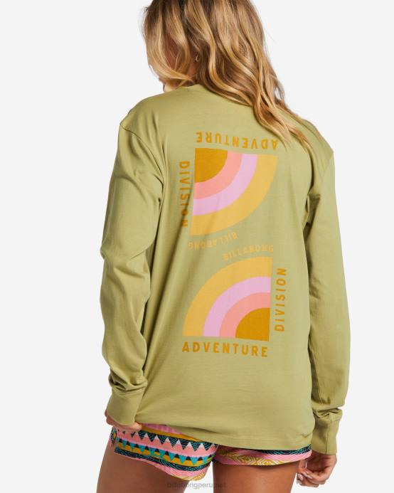 mujer cedro Billabong camiseta de manga larga 04LD1845