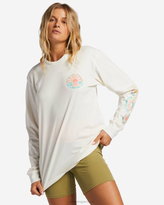 mujer cristal de sal Billabong camiseta de manga larga 04LD1788