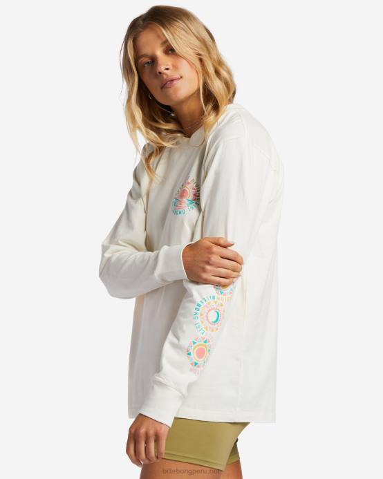 mujer cristal de sal Billabong camiseta de manga larga 04LD1788