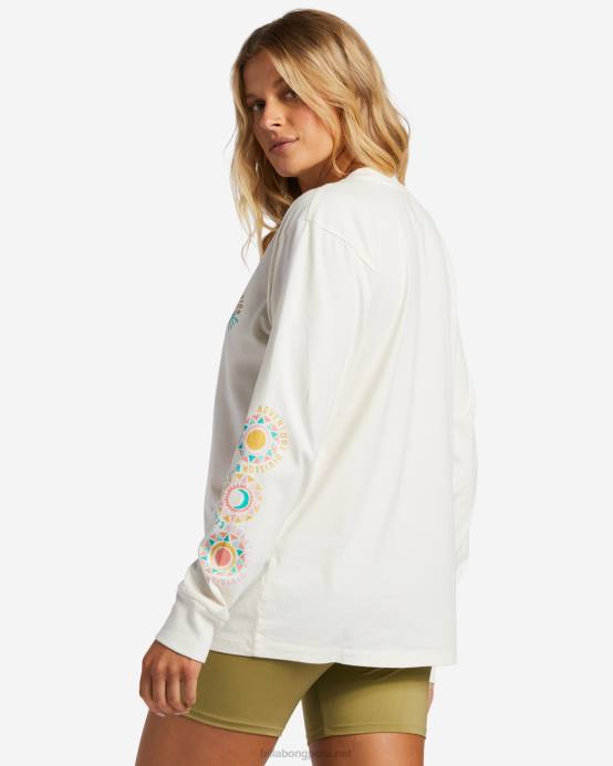 mujer cristal de sal Billabong camiseta de manga larga 04LD1788