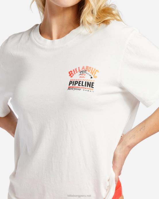 mujer cristal de sal Billabong playera oversize con estampado floral Pro Pipe 04LD2012