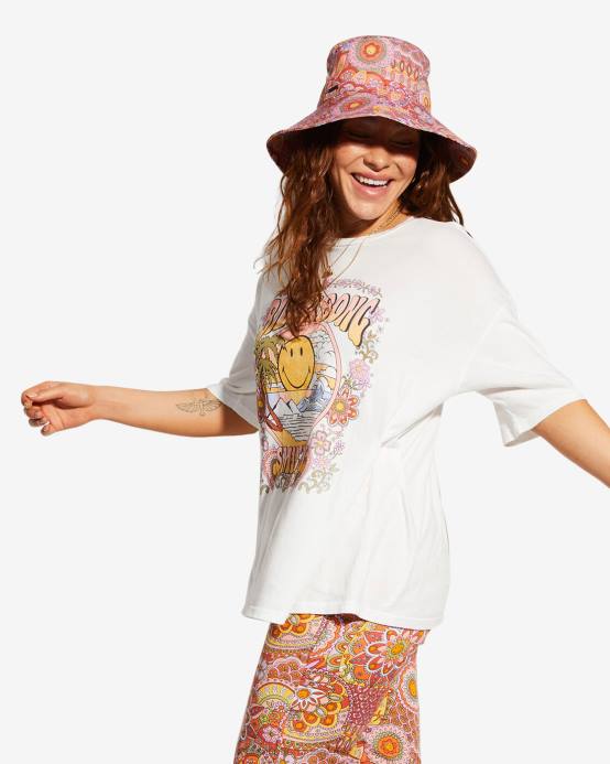 mujer cristal de salcamiseta extragrande billabong x smiley true boy 04LD2008