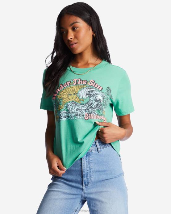 mujer hierba dulce Billabong camiseta aguas picadas 04LD1936