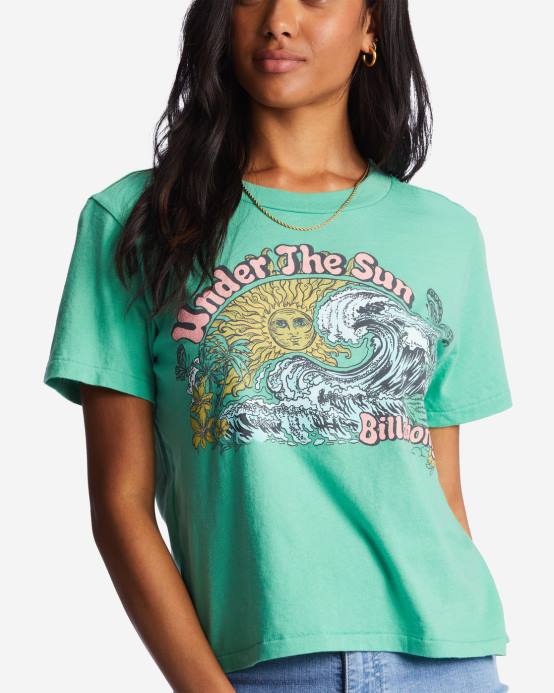 mujer hierba dulce Billabong camiseta aguas picadas 04LD1936