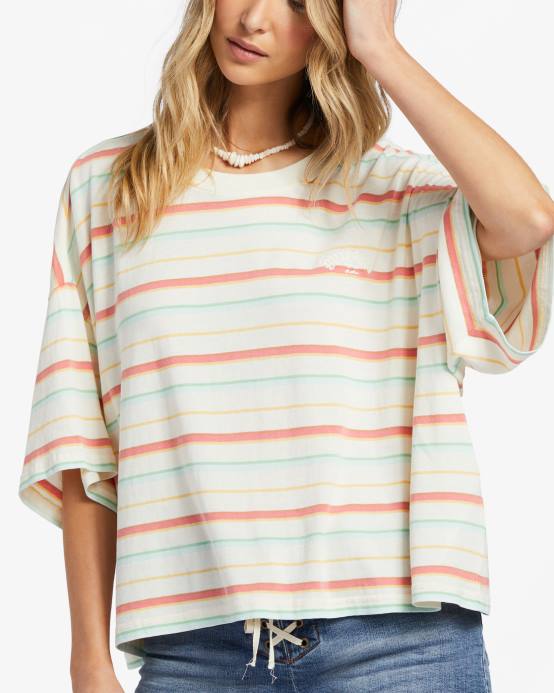 mujer multi Billabong camiseta cuadrada sin sentirse libre 04LD1772