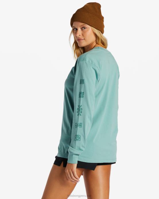 mujer pino Billabong camiseta de manga larga 04LD2031