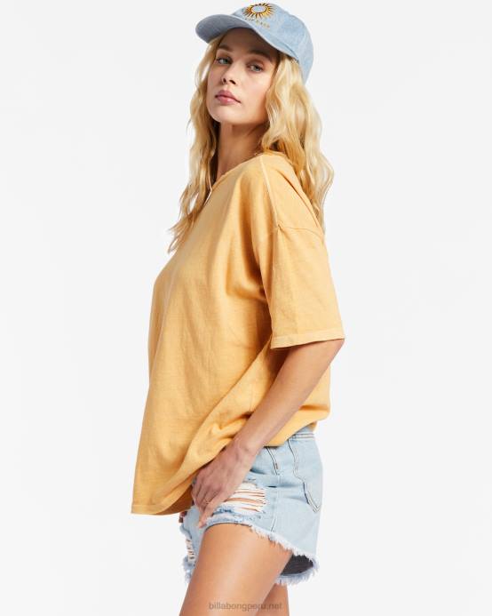 mujer polvo de oro Billabong Camiseta Essentials True Boy 04LD2155