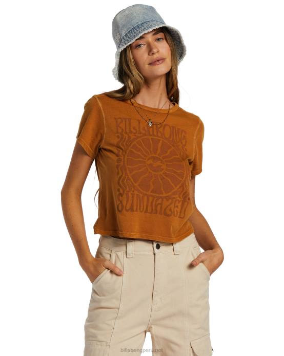 mujer sidra Billabong camiseta de días brumosos 04LD2047