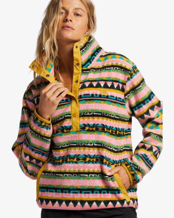 mujer multi Billabong Forro polar con cuello simulado Switchback Lite 04LD1783