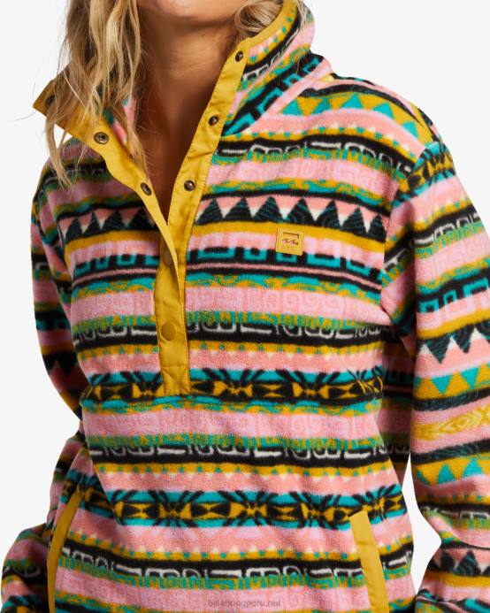 mujer multi Billabong Forro polar con cuello simulado Switchback Lite 04LD1783
