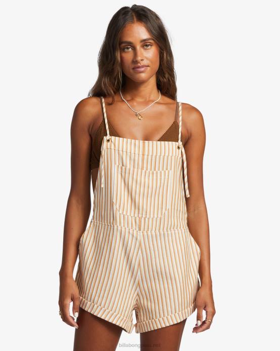 mujer tan bronceado Billabong mameluco de búsqueda salvaje 04LD1327