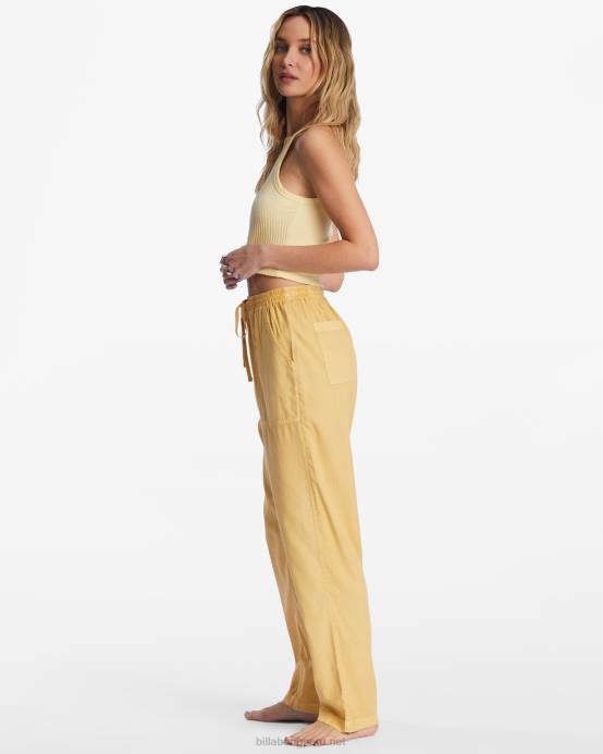 mujer Costa Dorada Billabong pantalones tejidos de playa 04LD2196