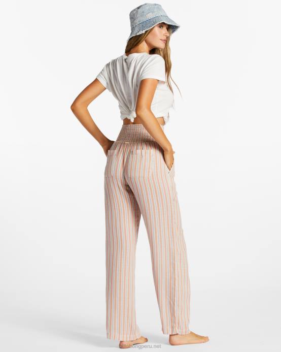 mujer de la nada Billabong New Waves 2 pantalones con cintura elástica 04LD2089