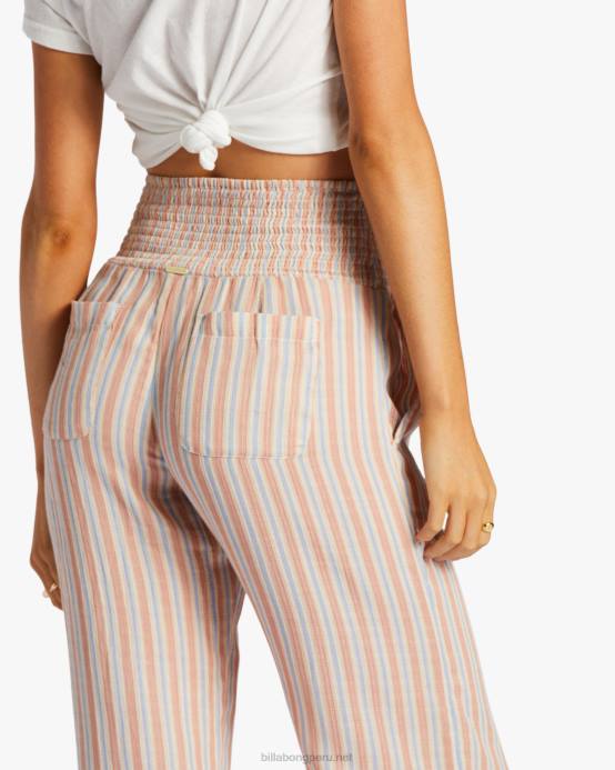 mujer de la nada Billabong New Waves 2 pantalones con cintura elástica 04LD2089