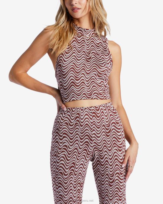 mujer moca Billabong pantalones tobilleros mejor juntos 04LD2074