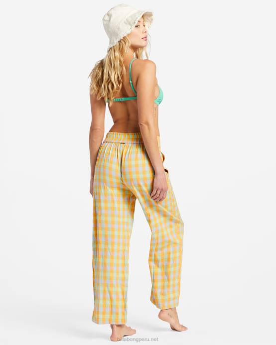 mujer multi Billabong en tus pantalones de cintura alta 04LD2164
