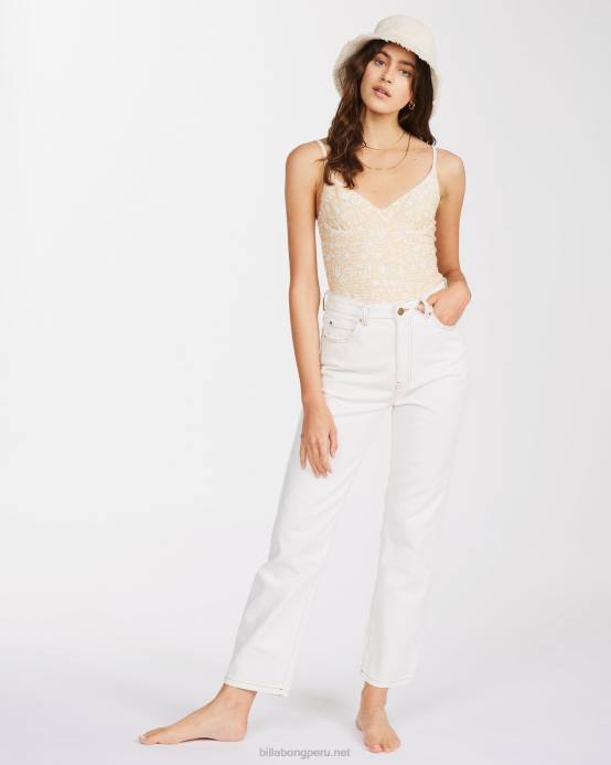 mujer natural Billabong pantalones de mezclilla descarados 04LD2381