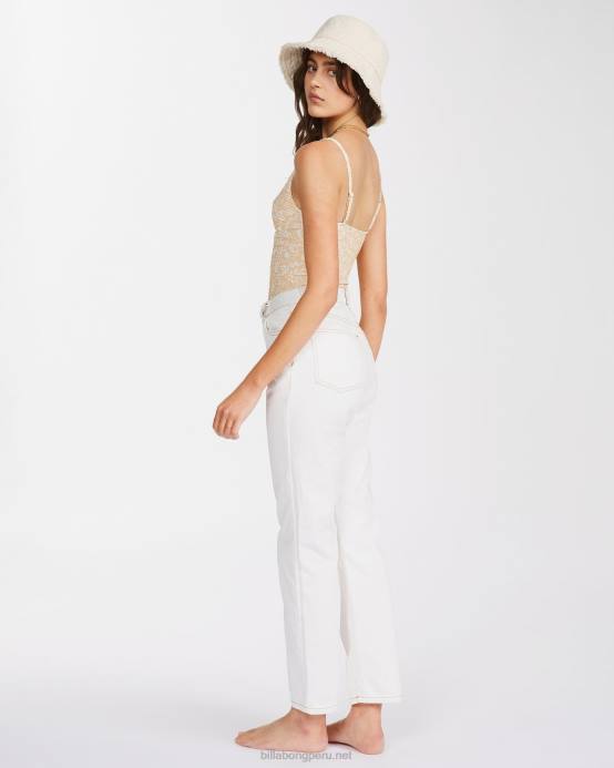 mujer natural Billabong pantalones de mezclilla descarados 04LD2381