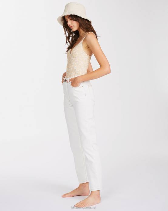 mujer natural Billabong pantalones de mezclilla descarados 04LD2381