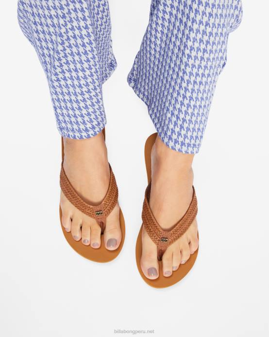 mujer aturdimiento del desierto Billabong sandalias kai trenzadas 04LD2491