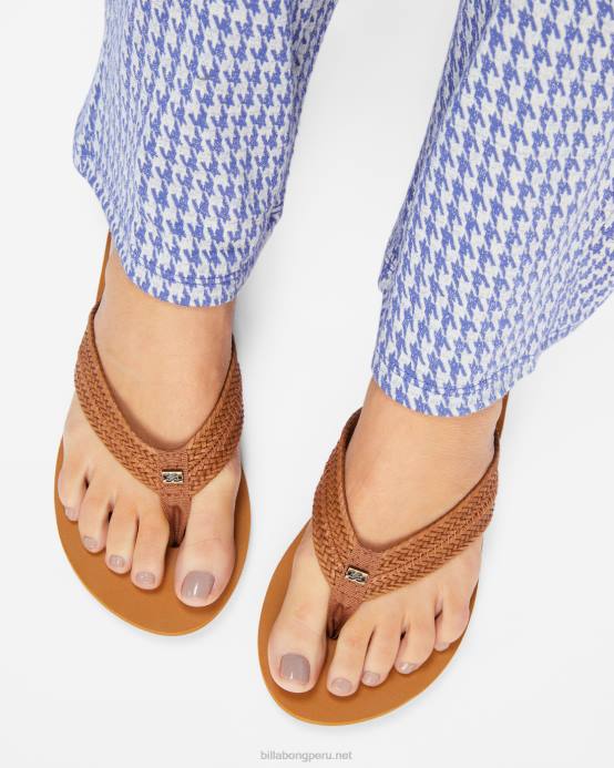 mujer aturdimiento del desierto Billabong sandalias kai trenzadas 04LD2491
