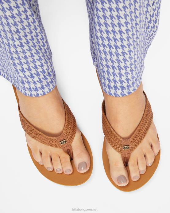 mujer aturdimiento del desierto Billabong sandalias kai trenzadas 04LD2491