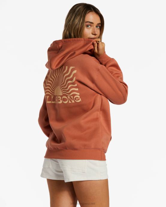 mujer alheña Billabong sudadera con capucha suns up 04LD2043