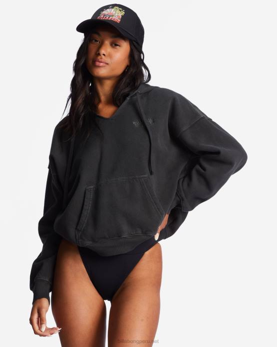 mujer arenas negras Billabong siempre sábado sudadera con capucha 04LD2017