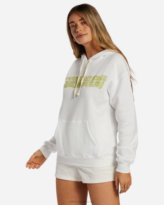 mujer cristal de sal Billabong sudadera con capucha tiki bloom 04LD2081