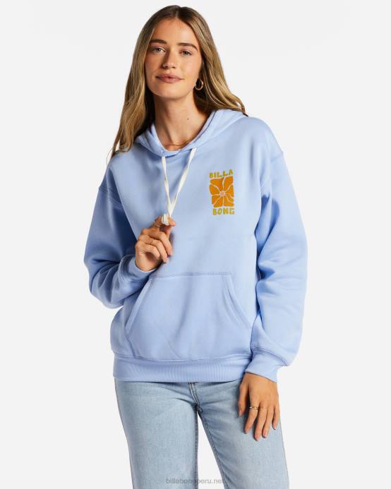 mujer de la nada Billabong en la sudadera con capucha del jardín 04LD2079