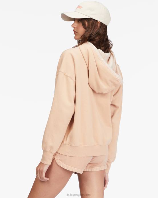 mujer madera a la deriva Billabong fin de semana perfecto peso pesado sudadera con capucha 04LD2275