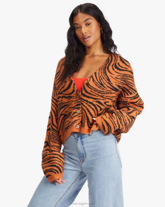 mujer arcilla del desierto Billabong cárdigan corto wild one 04LD2245
