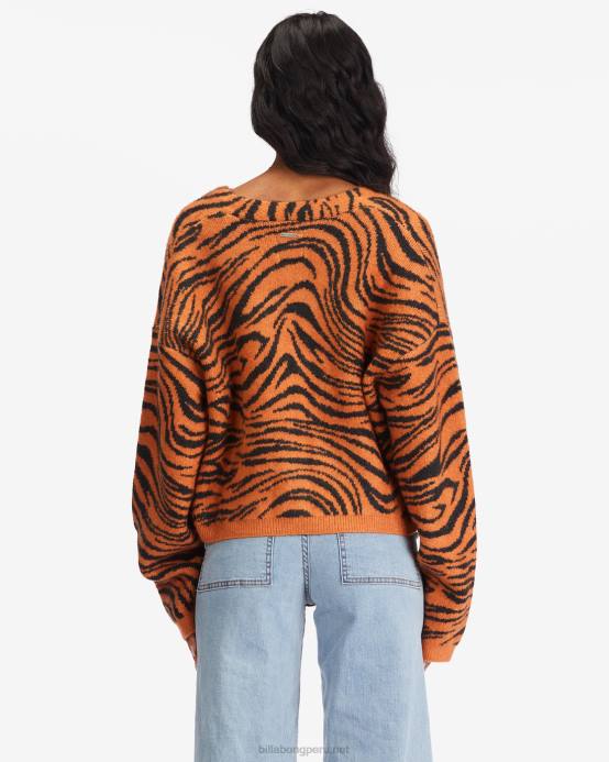 mujer arcilla del desierto Billabong cárdigan corto wild one 04LD2245