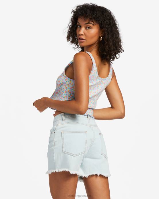 mujer cielo de verano Billabong camiseta sin mangas con muesca 04LD1824