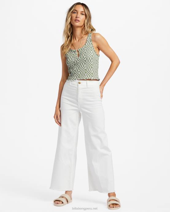 mujer palta Billabong camiseta sin mangas con muesca 04LD1800
