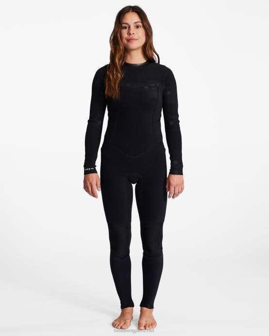 mujer en el paraíso Billabong Traje de neopreno completo con cremallera en el pecho 3/2 salty dayz 04LD2589