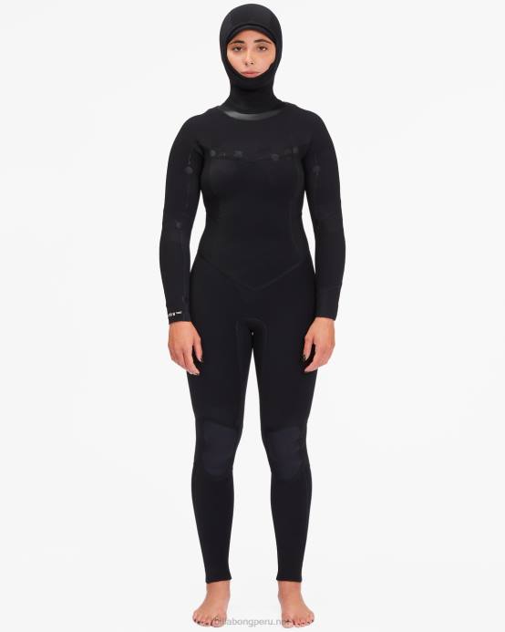mujer noche de la selva Billabong Traje de neopreno completo con capucha 4/3 salty dayz 04LD2593