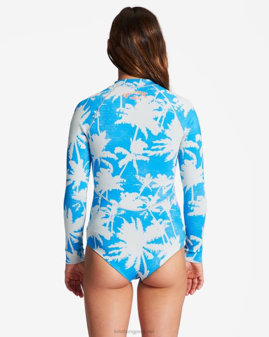 mujer hawai azul Billabong 1/1 traje de primavera de manga larga ligero salty dayz 04LD2592