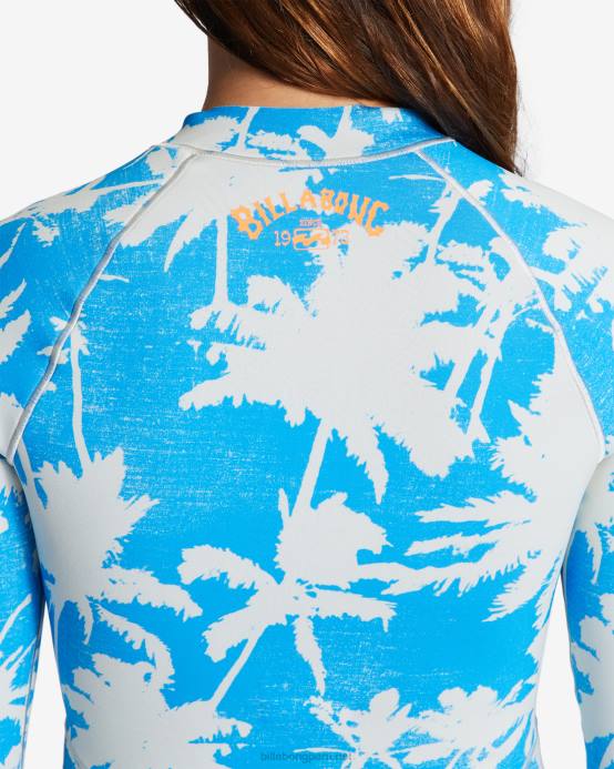 mujer hawai azul Billabong 1/1 traje de primavera de manga larga ligero salty dayz 04LD2592